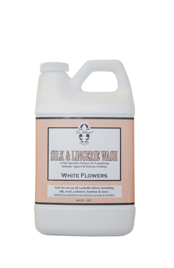 Silk & Lingerie Wash White Flowers