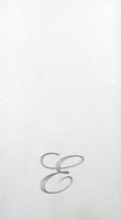 Luxury Initial Guest Towel/Napkin in Silver