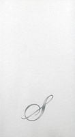 Luxury Initial Guest Towel/Napkin in Silver