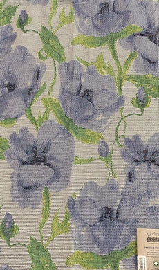 Blue Flowers Organic Cotton Kitchen Towel