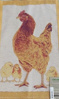 Hen & Chicks Kitchen Towel