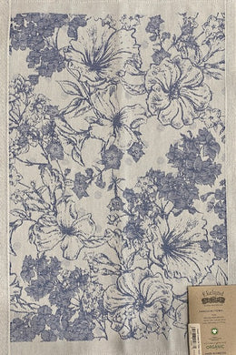 Tilde Blue Floral Kitchen Towel