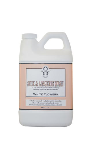 Silk & Lingerie Wash White Flowers