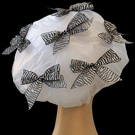 Zebra Stripes Shower Cap