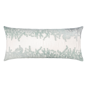 Ferns Applique on Linen Pillow