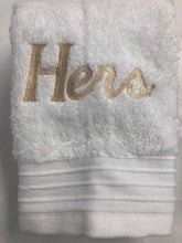 His and Hers Hand Towels