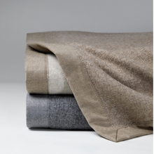 Nerino Blankets Grey/Walnut