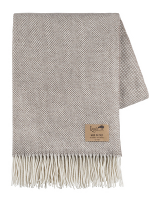 Taupe Juno Cashmere Throw