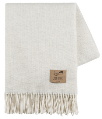 Heathered Ivory Juno Cashmere Throw