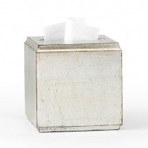 Luxury Silver Tissue Box from Italy - York