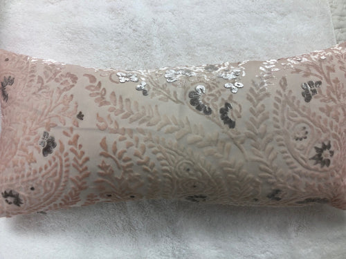 Henna Velvet Blush Pillow