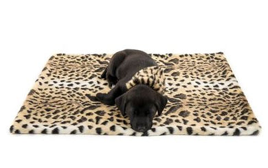 Pampered Pet Leopard Faux Fur Throw