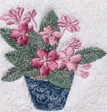 Pink Cache Pot Linen Tissue Cover