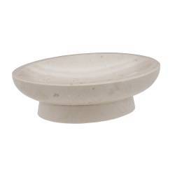 Verona Beige Marble Oval Soap Dish