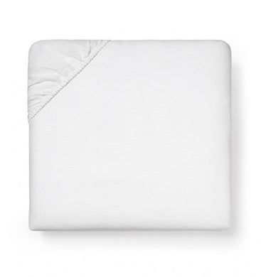 Classico White Linen Fitted Sheet