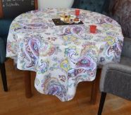 Fleur de Perse Coated Tablecloth